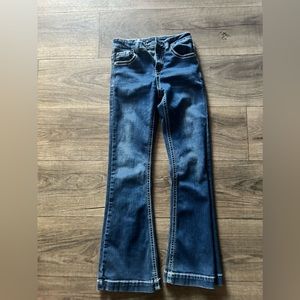 Size 12 girls wired heart flare leg jeans used good condition see imperfections